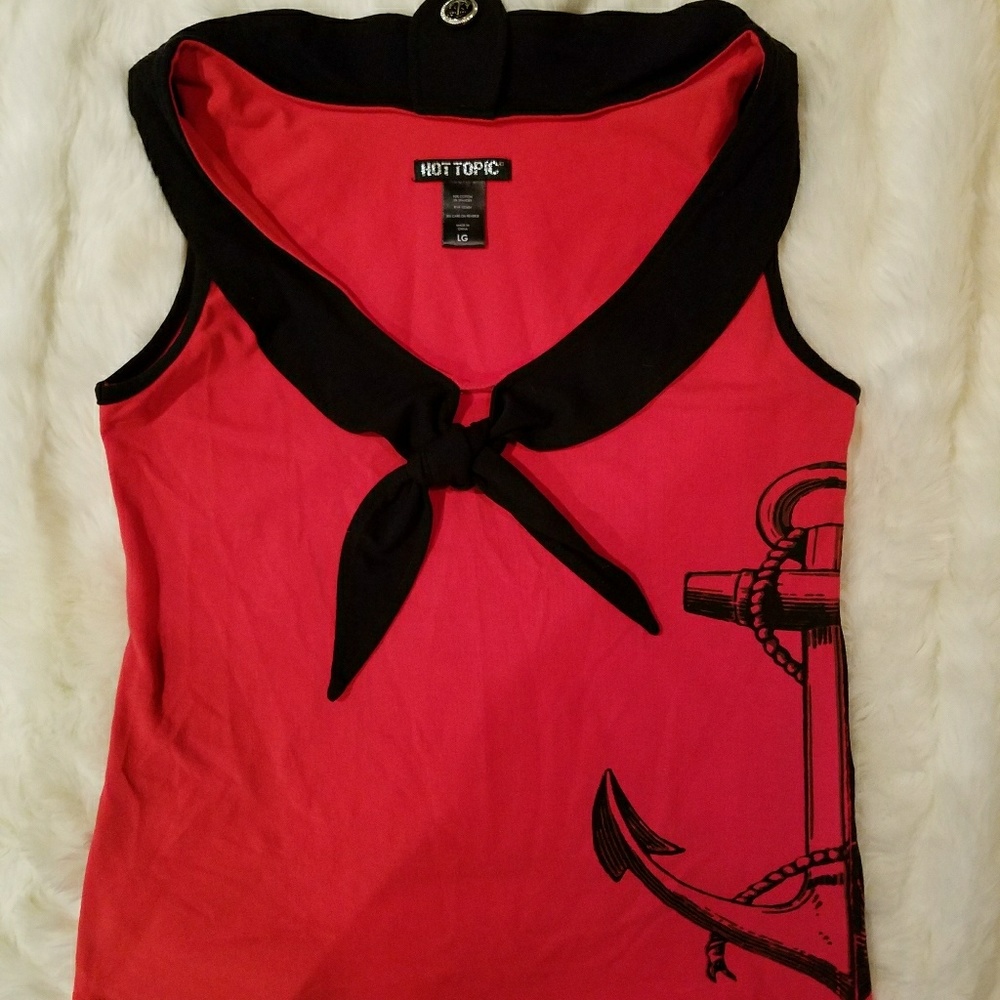 Hot topic sailor top